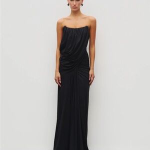 Gathered Drape Gown